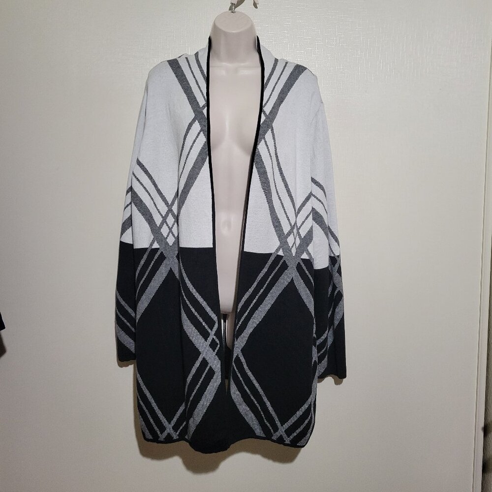 Kasper Open Cardigan